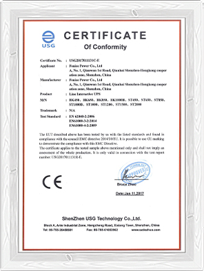 PRODUCTS certificate